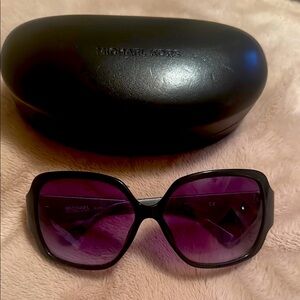 Michael Kors Black Oversized Sunglasses